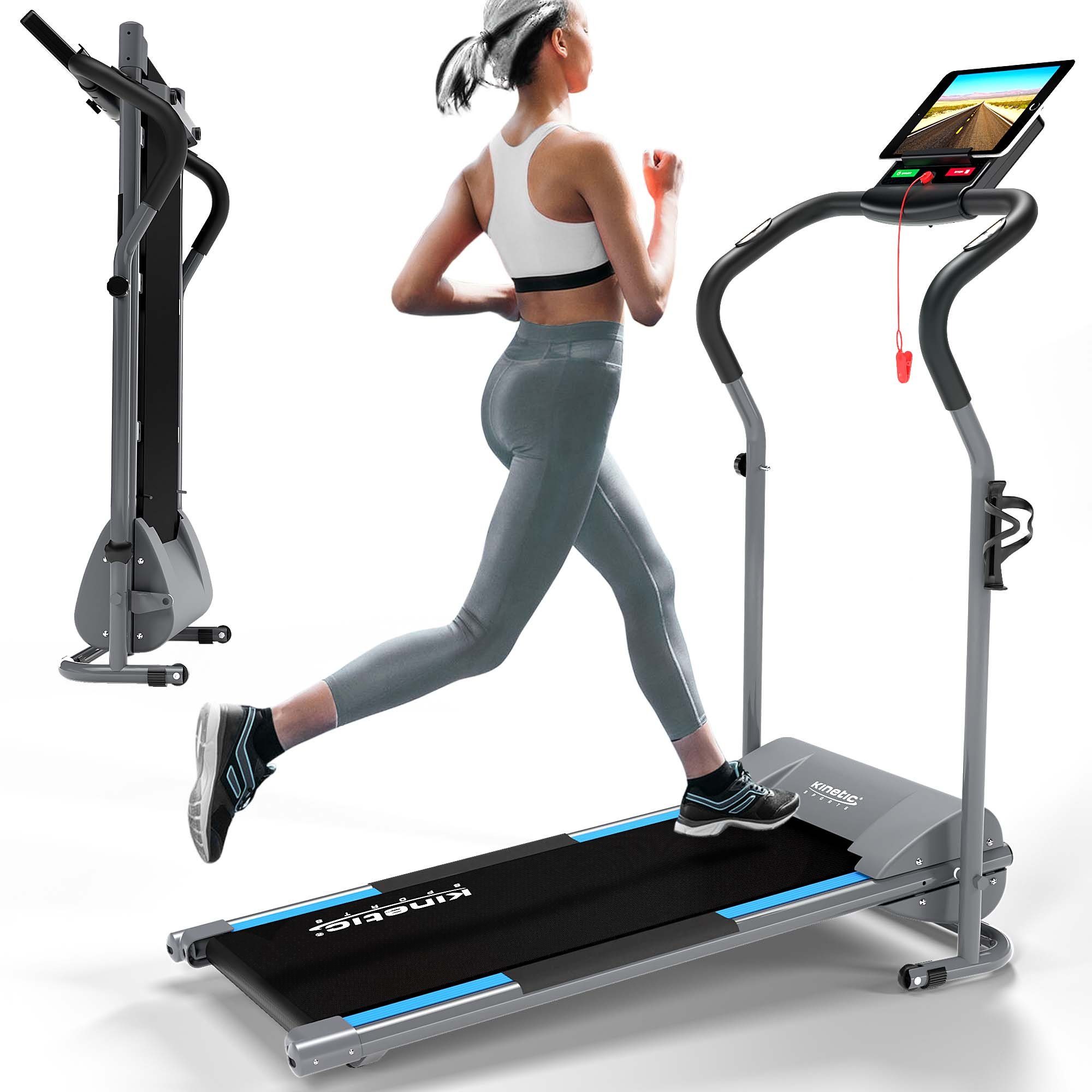 Kinetic Sports Laufband KST2500FX, klappbar, Konsole mit LCD-Display, 750 Watt Motor, bis 10 km/h