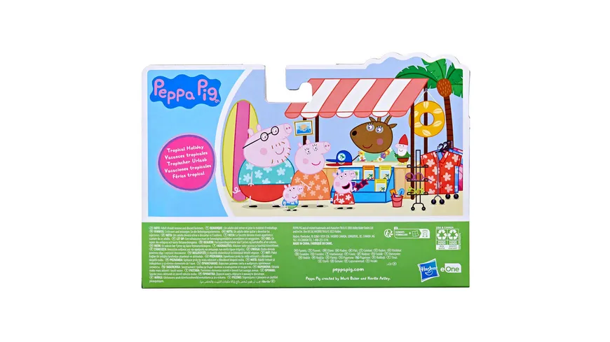 Hasbro - Peppa Pig Peppa’s Adventures Familienfiguren 4er-Pack, sortiert, 1 Stück