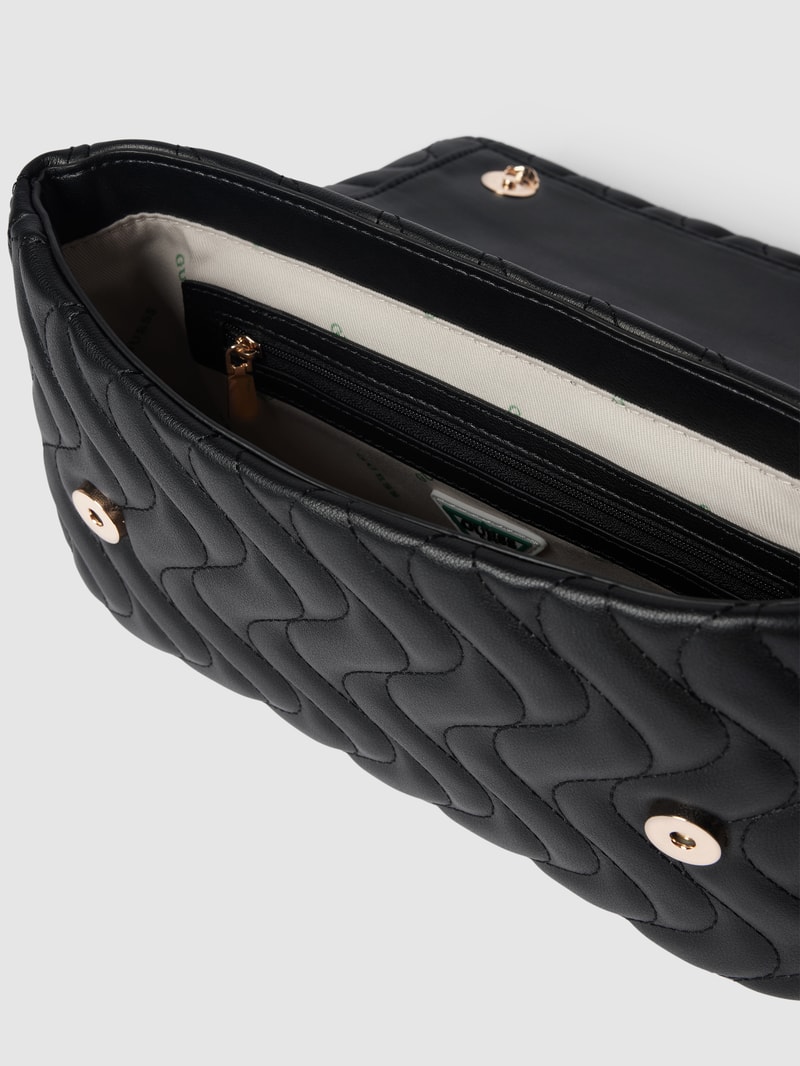 Handtasche mit Strukturmuster Modell 'ECO' in schwarz