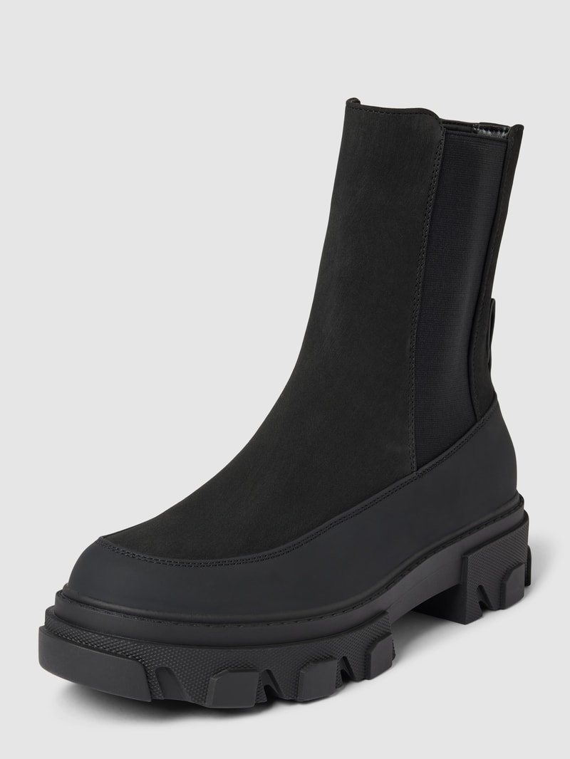 Chelsea Boots mit Logo-Detail Modell 'ONLTOLA' in schwarz