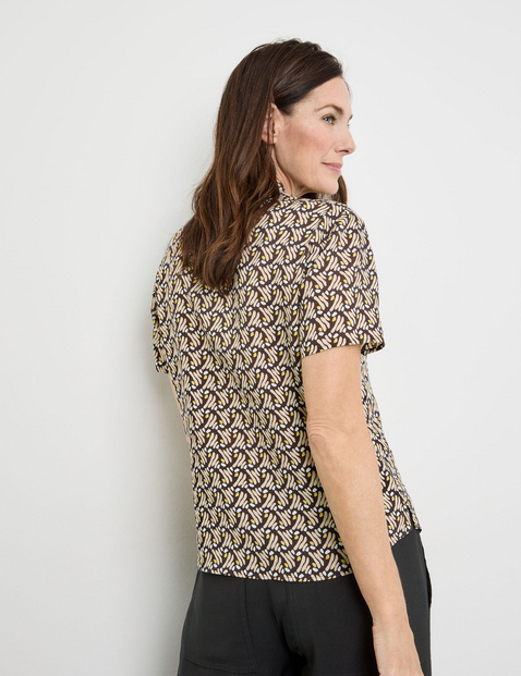 Gemustertes Blusenshirt