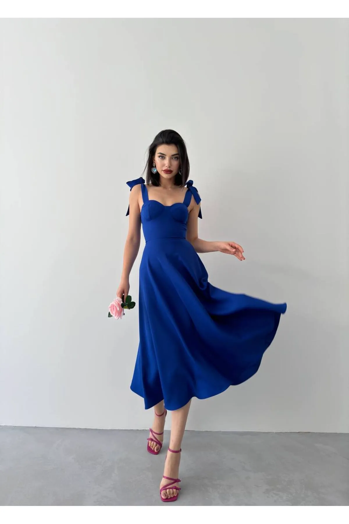 SONREİR  Kleid - Dunkelblau - A-Linie