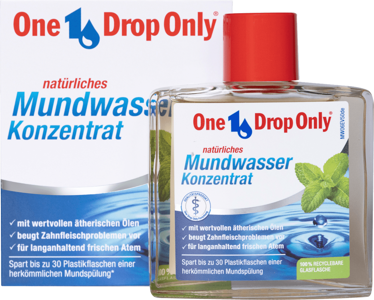 Mundwasser Konzentrat, fluoridfrei, 50 ml