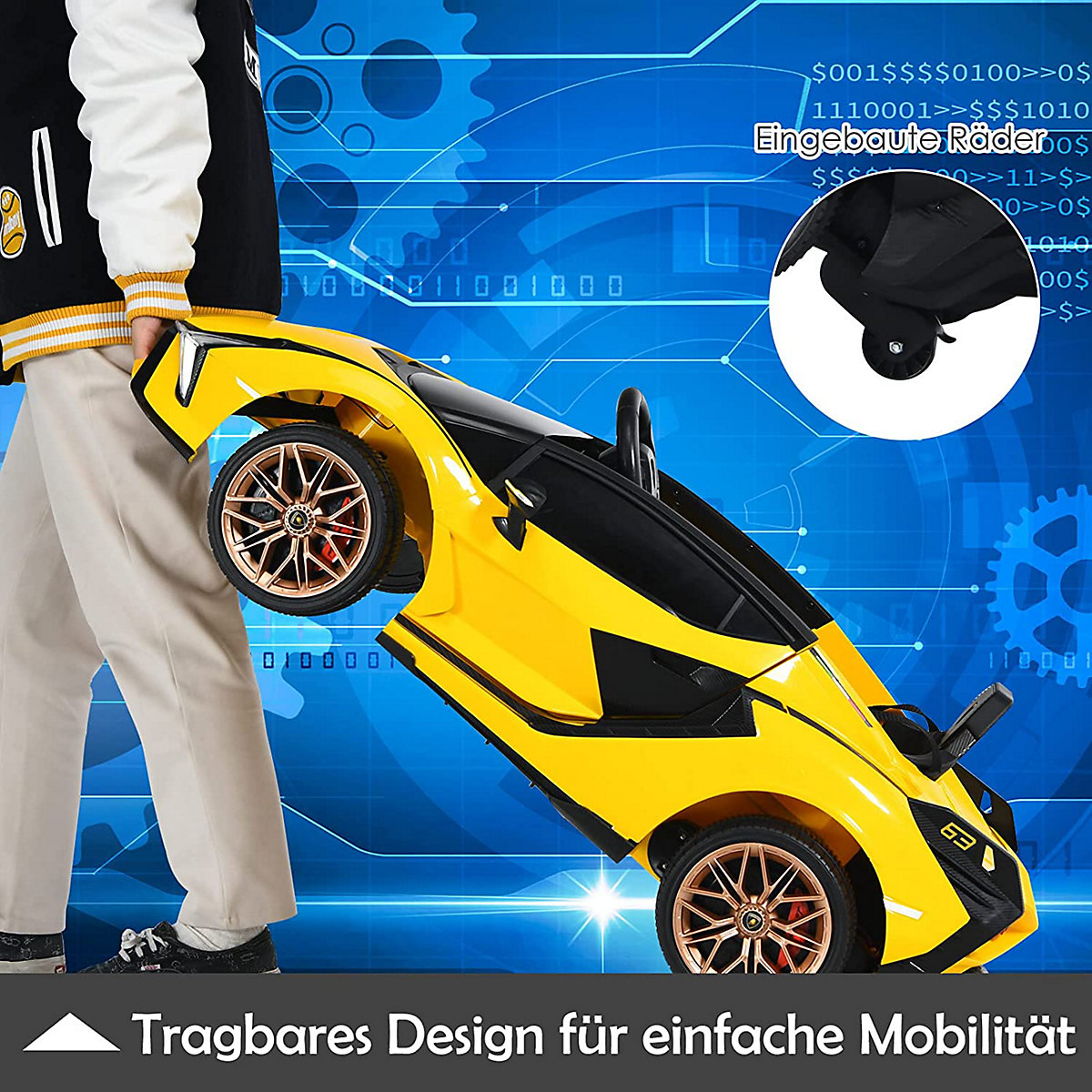 Elektroauto Lamborghini 2.4G Fernbedienung 3-8 Jahre