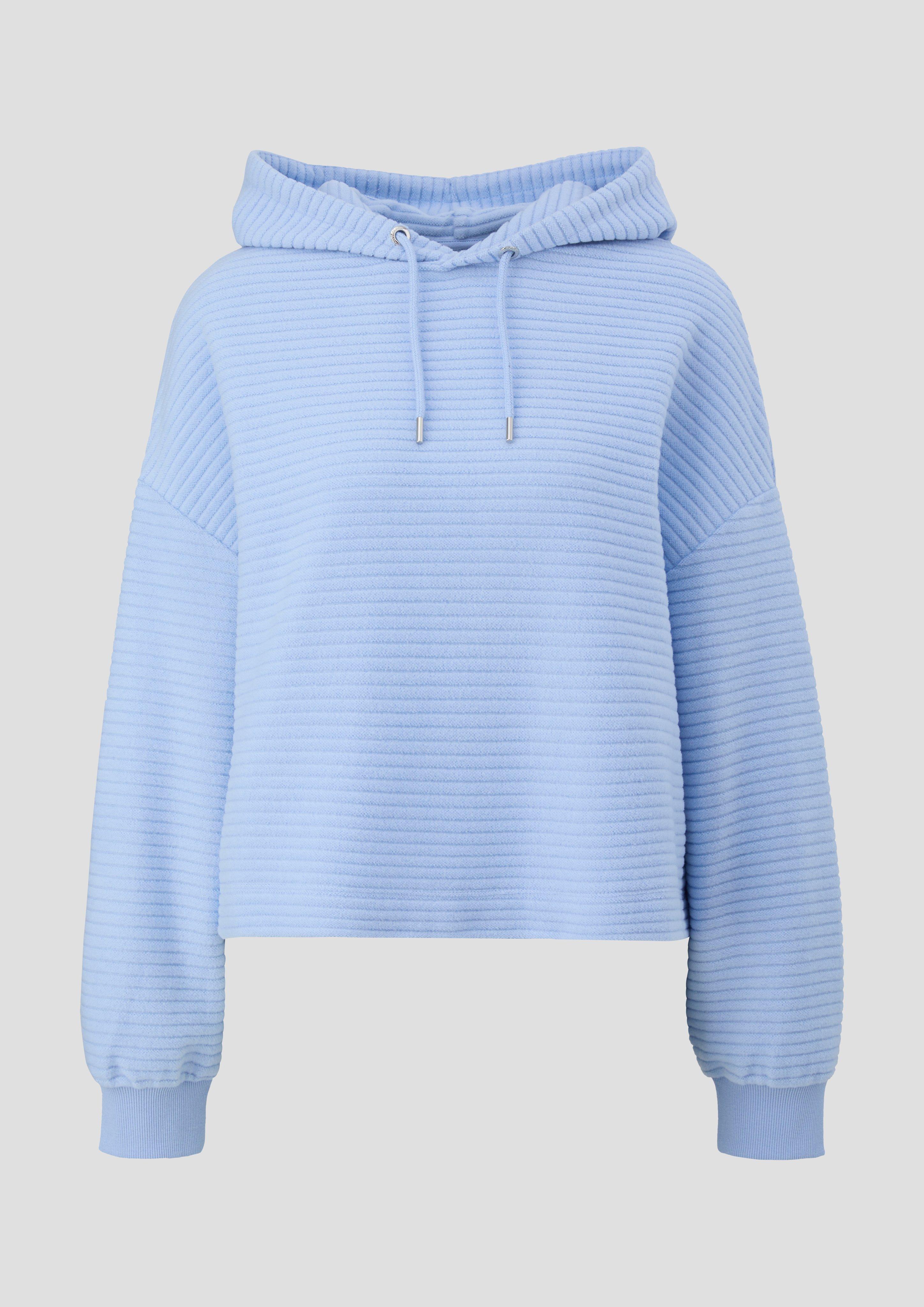Hoodie mit Rippstruktur  2135490-5327