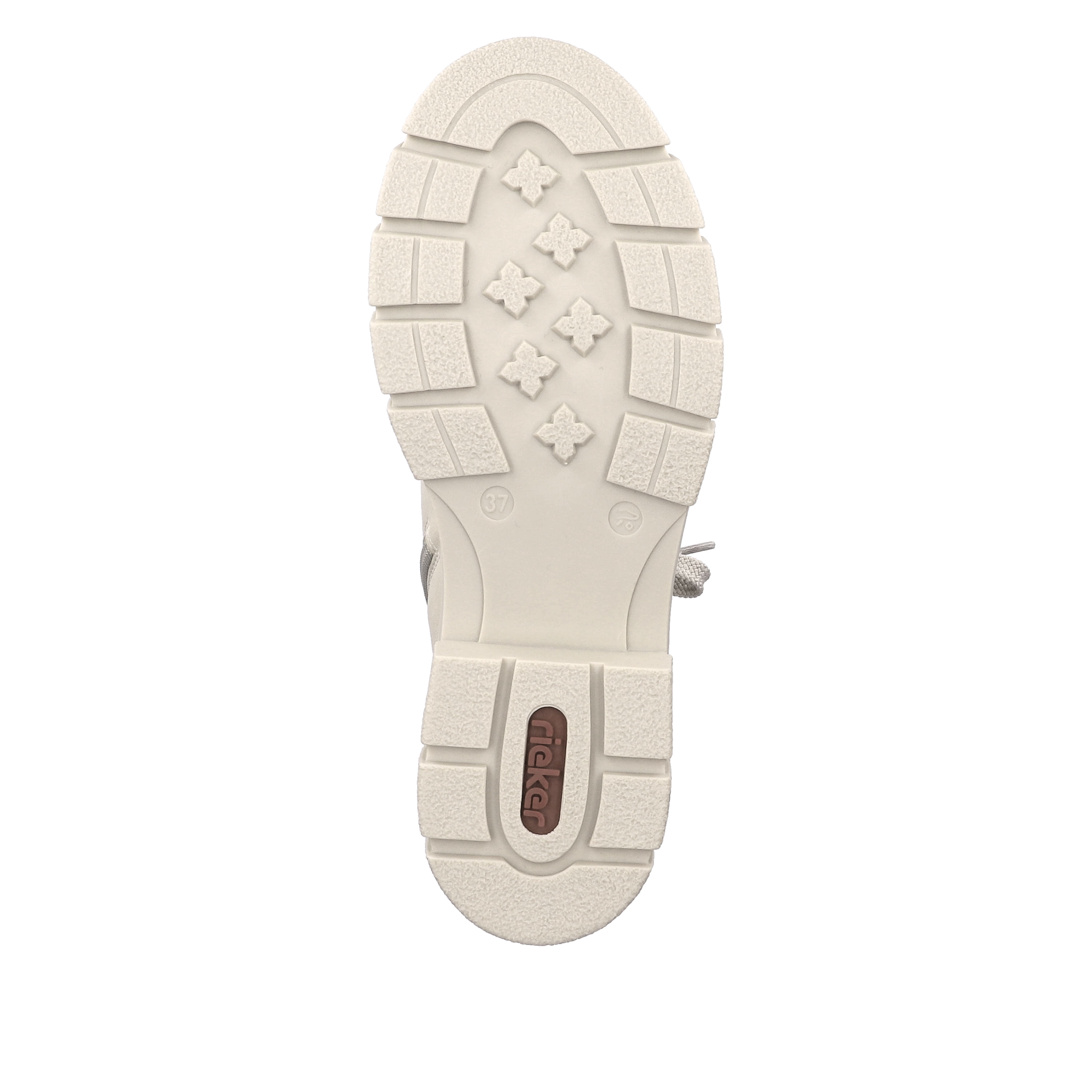 Rieker Damen Schnürstiefel hellbeige