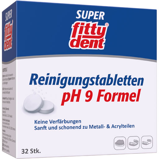 FITTYDENT Super Reinigungstabletten  32 St  Tabletten