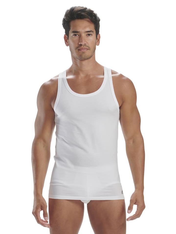 adidas Tanktop BASIC in Weiß günstig kaufen