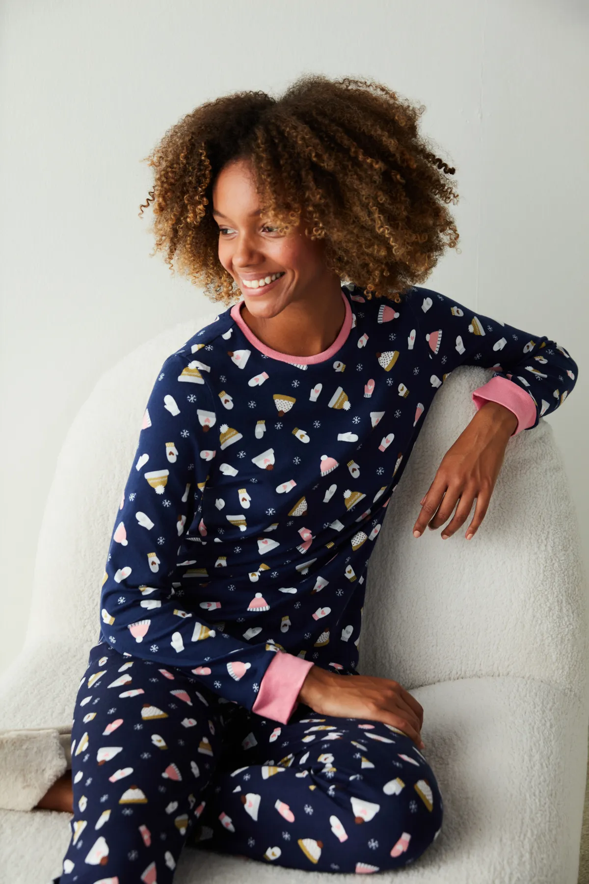 Penti  Pyjamahose - Dunkelblau - Straight