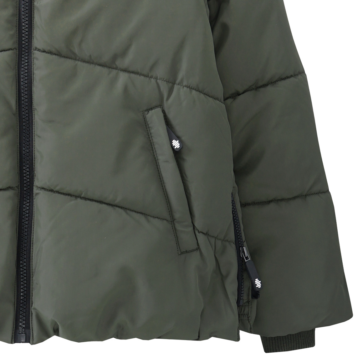 Mädchen Steppjacke mit Kapuze