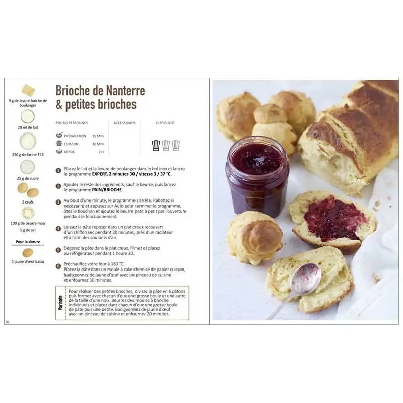 LIVRE PAINS, BRIOCHES ET VIENNOISERIES