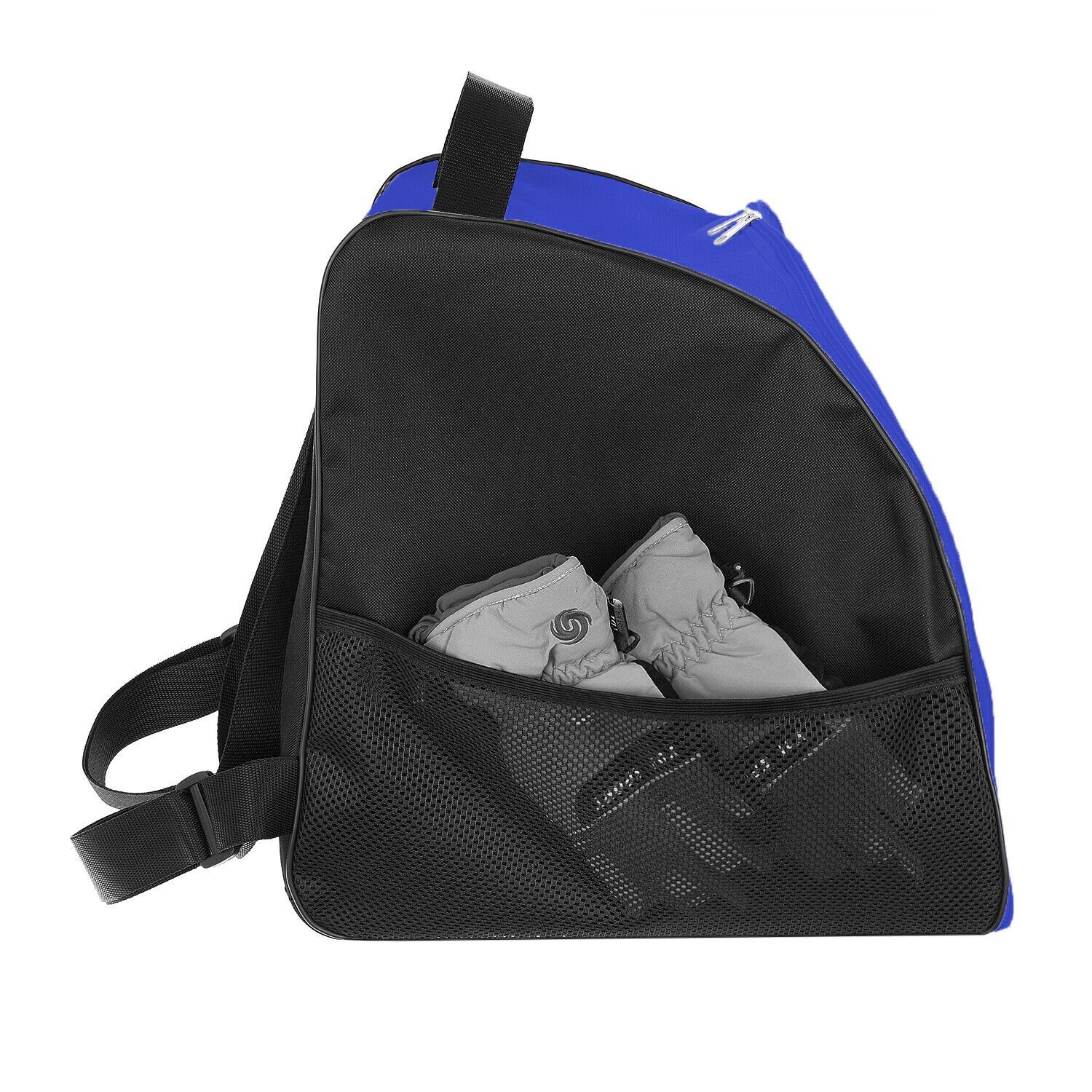 Granori Skirucksack Skischuhtasche für Skistiefel und Helm (gepolstert und abschließbar), mit Entwässerungsöffnung und Außenfach