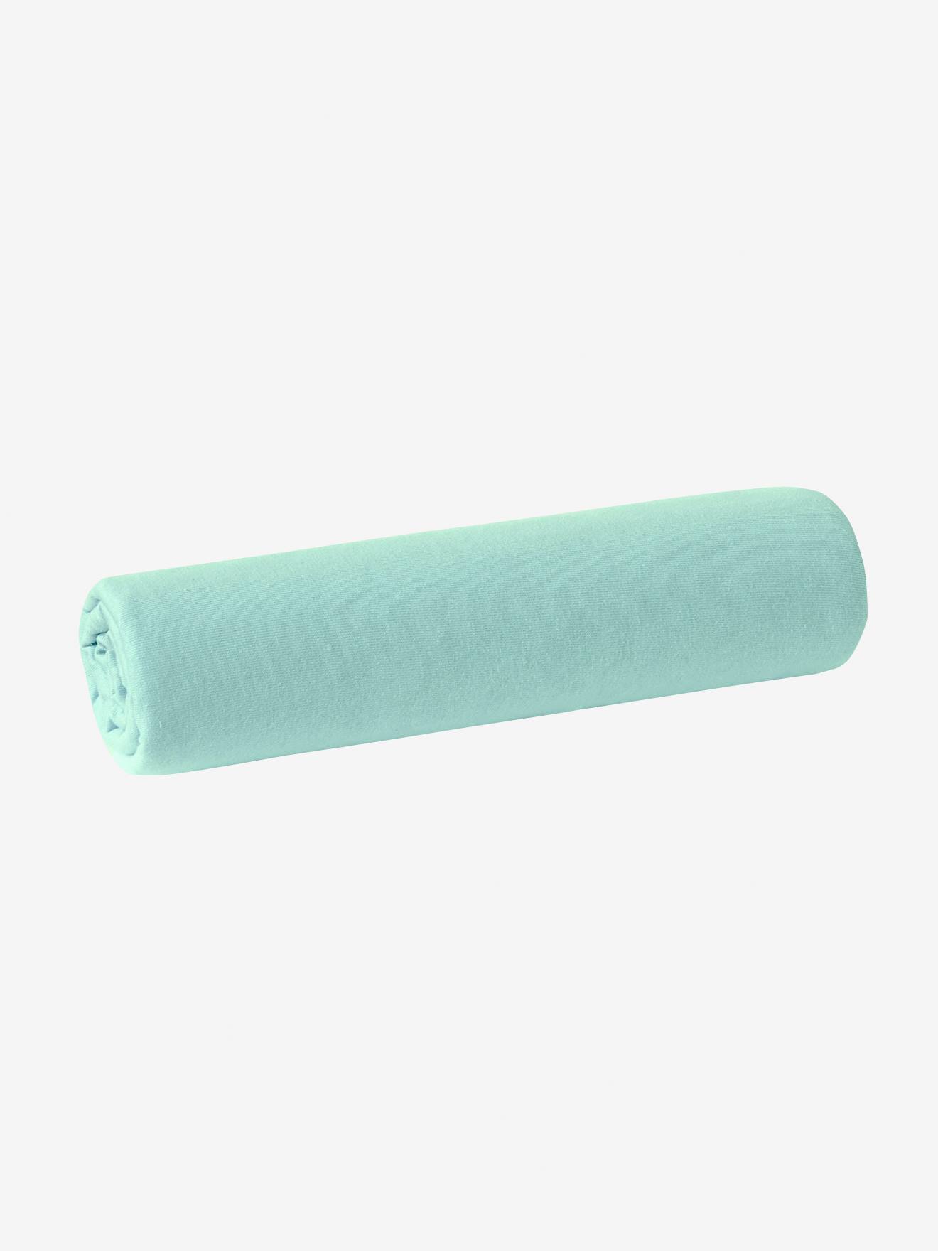 Vertbaudet 2er-Pack Baby Spannbettlaken Oeko Tex - zartrosa+weiß