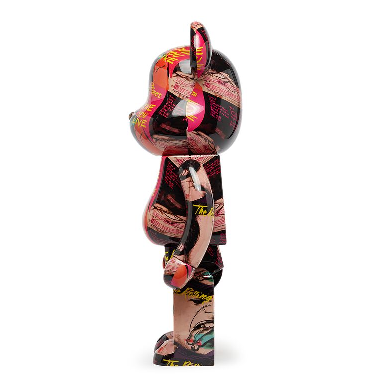 Medicom Bearbrick Andy Warhol xTheRollingStonesLoveYouLive 1000% multicolor