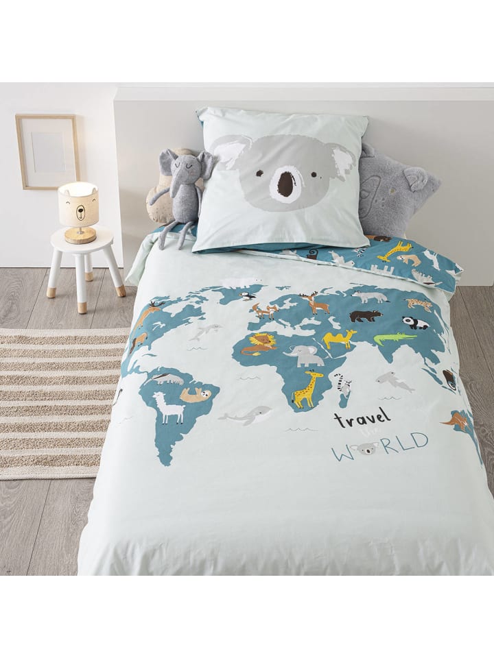 Atmosphera Créateur d'intérieur Kinderbettwäsche in grün günstig kaufen onesize