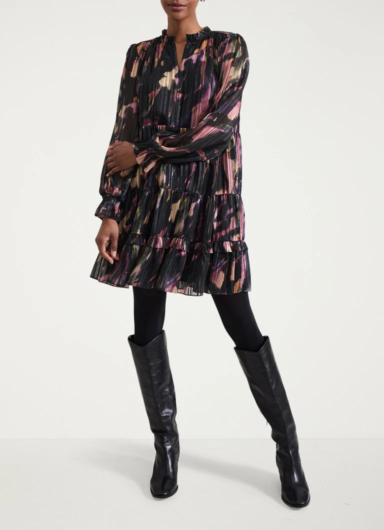 Rochie-tunică scurtă Martina de la Phase Eight, cu volane