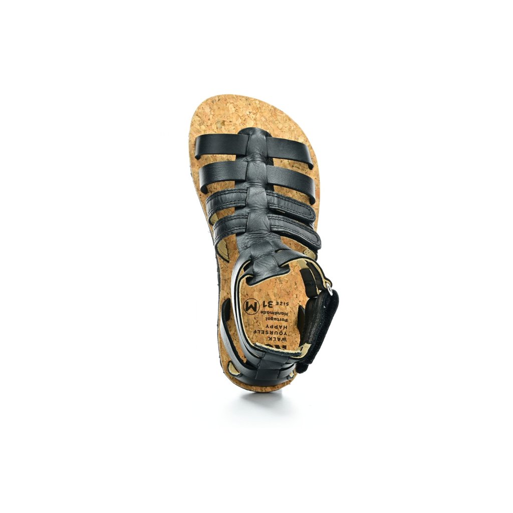 Koel Aura Leather Black Barfußsandalen