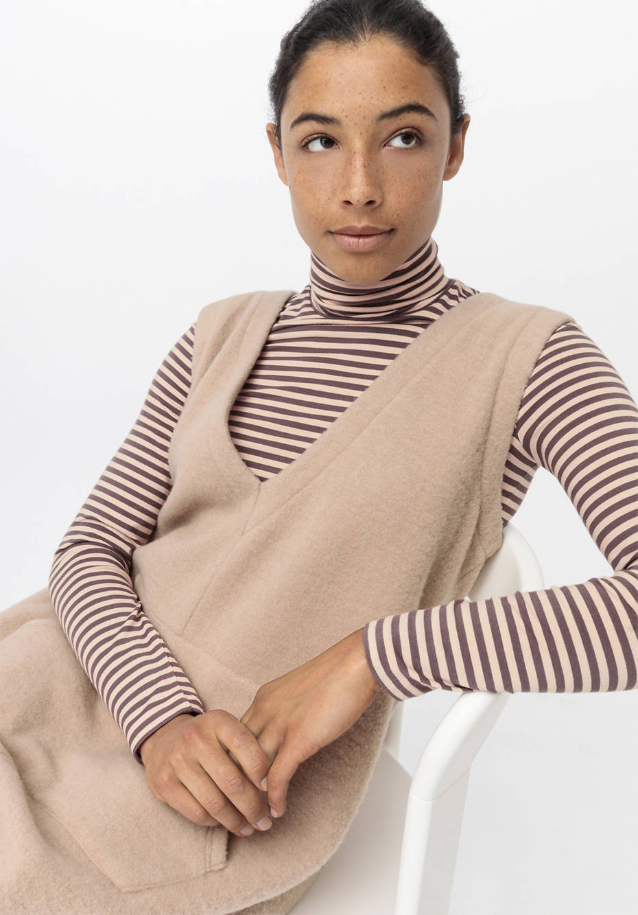 Wollfleece Overall aus reiner Bio-Merinowolle