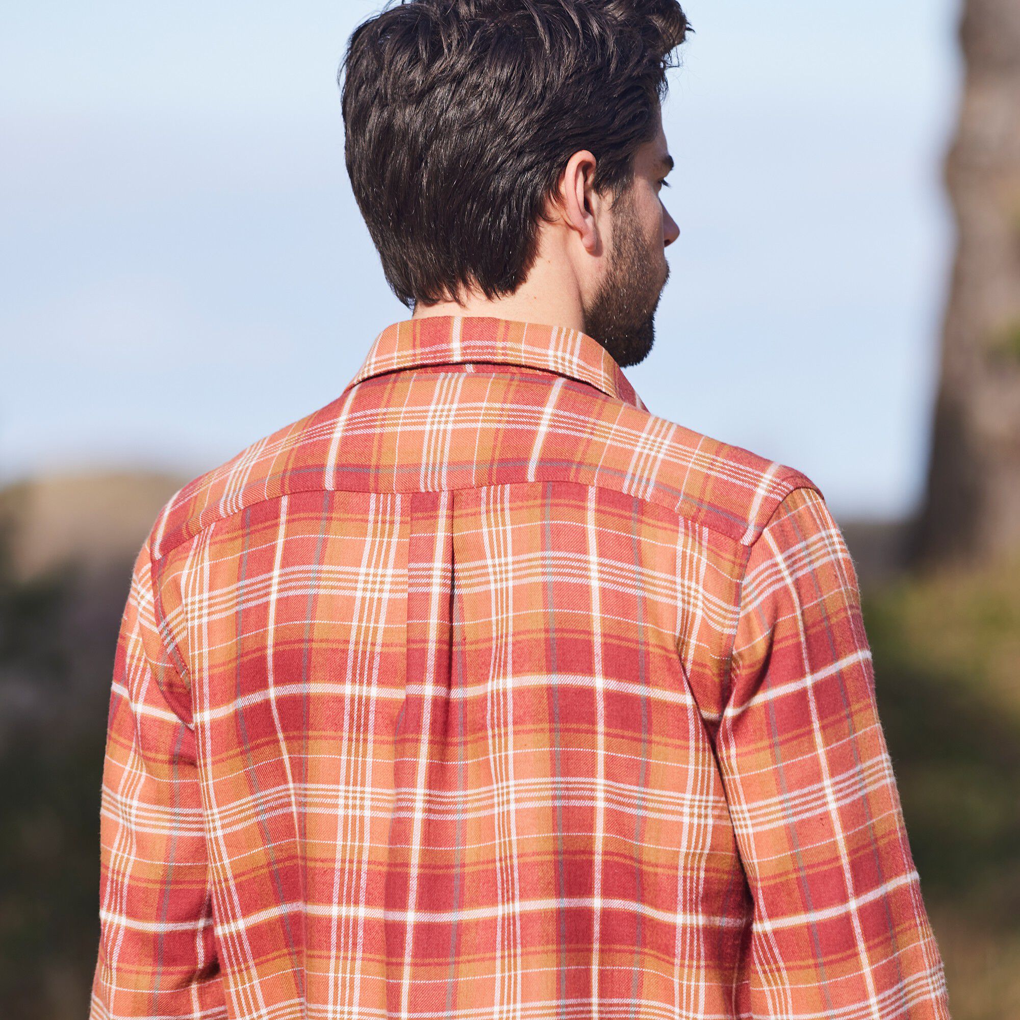Chemise extra-longue carreaux flanelle