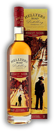 Hellyers Road Distillery Pinot Noir Finish Hellyers Road Distillery Pinot Noir Finish Gut ausbalancierter australischer Single Malt. 0,7	 Liter - Vol 46,2%