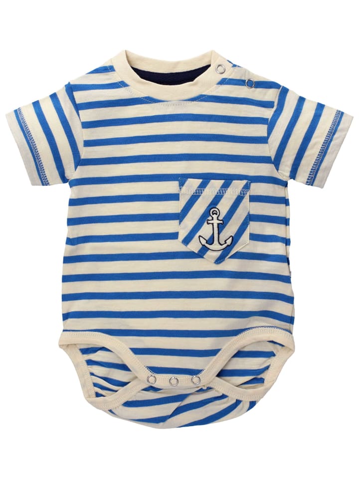 ebbe Body Kurzarm Sammy in White/Blue günstig kaufen