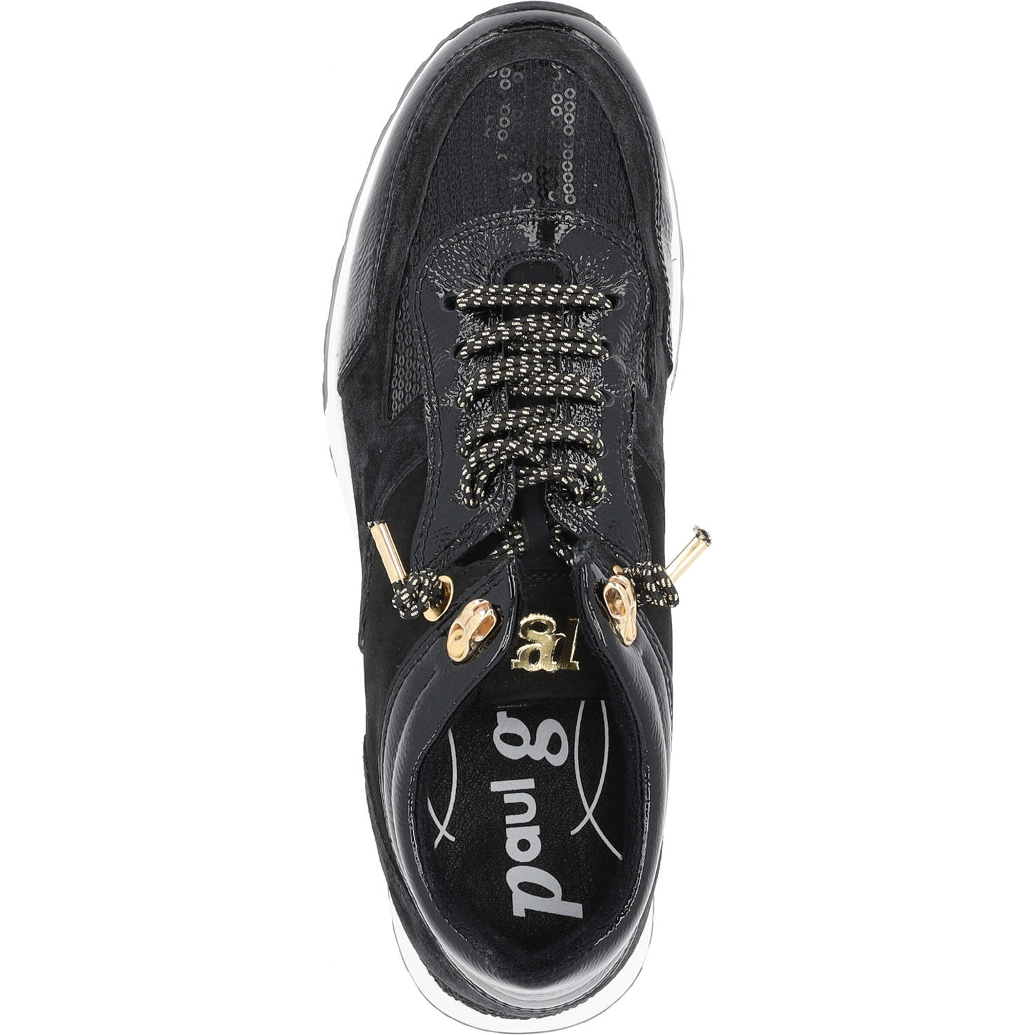 Paul Green 5200, Schnürschuhe, Damen, black