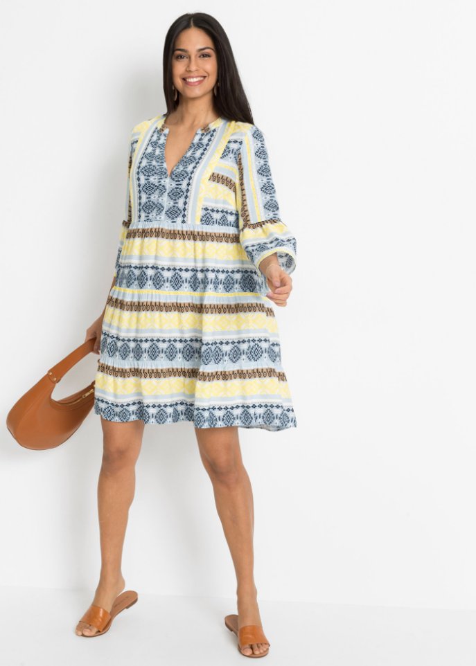 Tunika-Kleid aus nachhaltiger Viskose