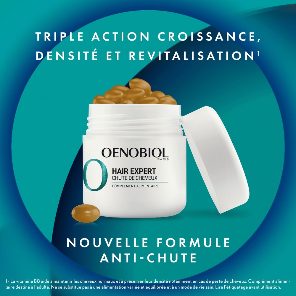 oenobiol Hair Expert Chute de Cheveux Complément alimentaire Cheveux