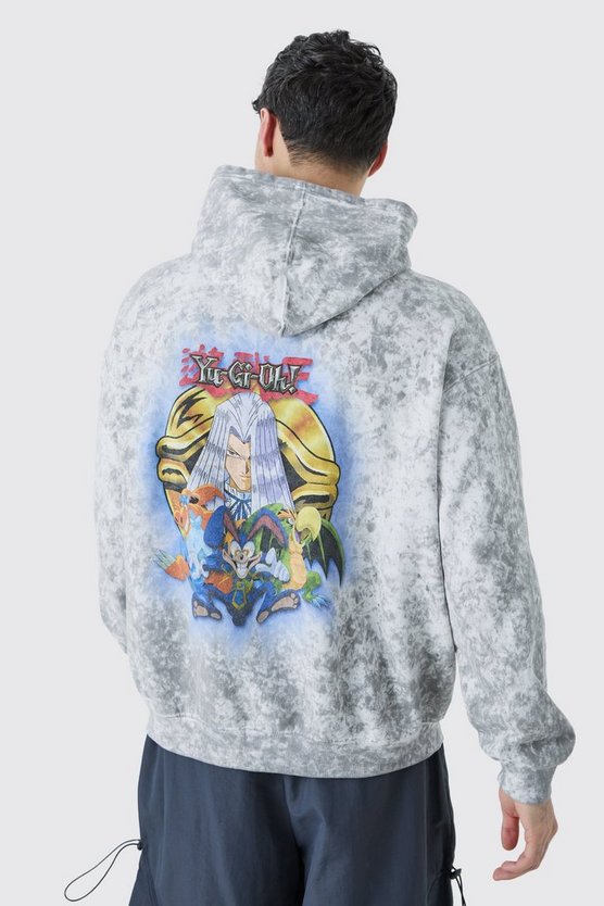 Oversize Hoodie mit lizenziertem Yugioh Pegasus Print