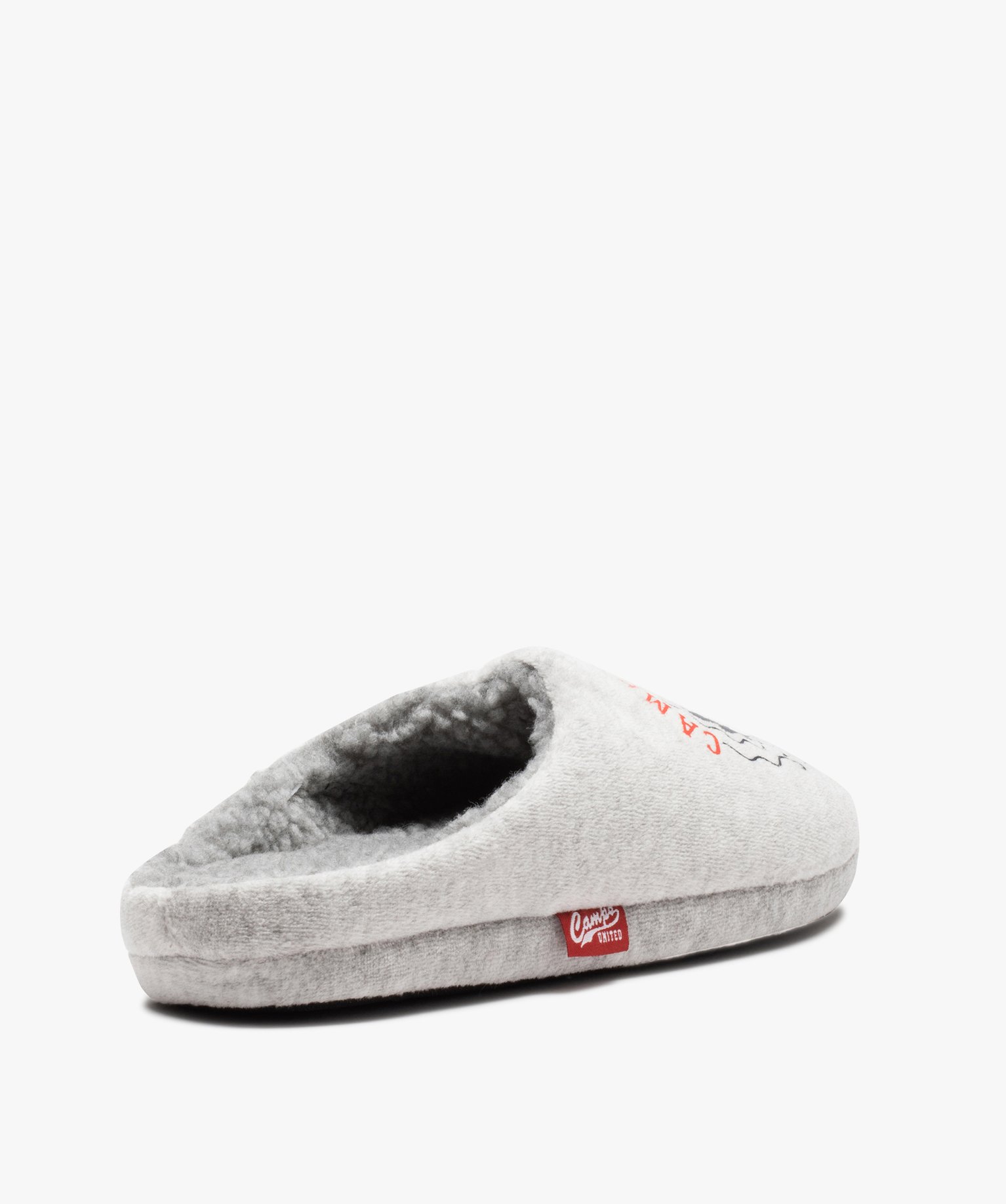 Chaussons Garçon en velours doublés sherpa - Camps United gris | GEMO