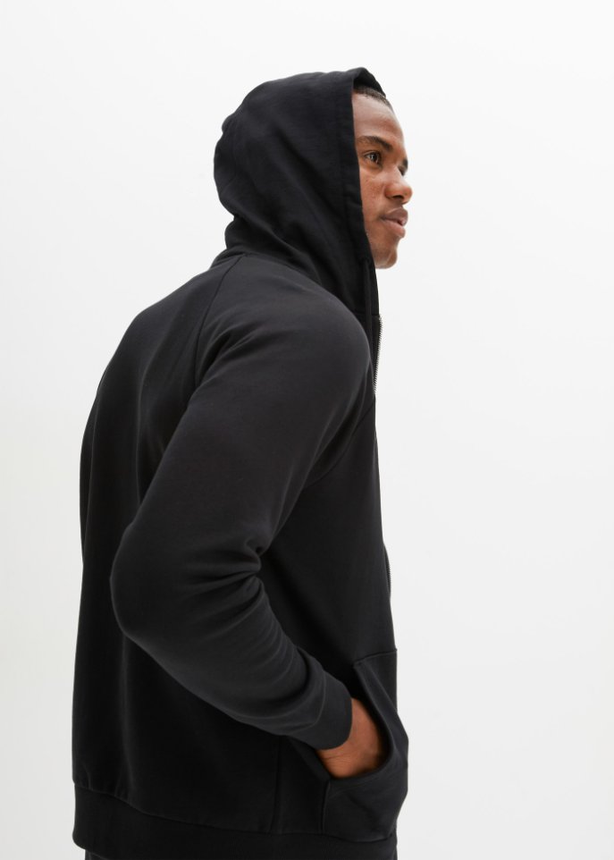 Essential Kapuzen-Sweatjacke aus Bio-Baumwolle