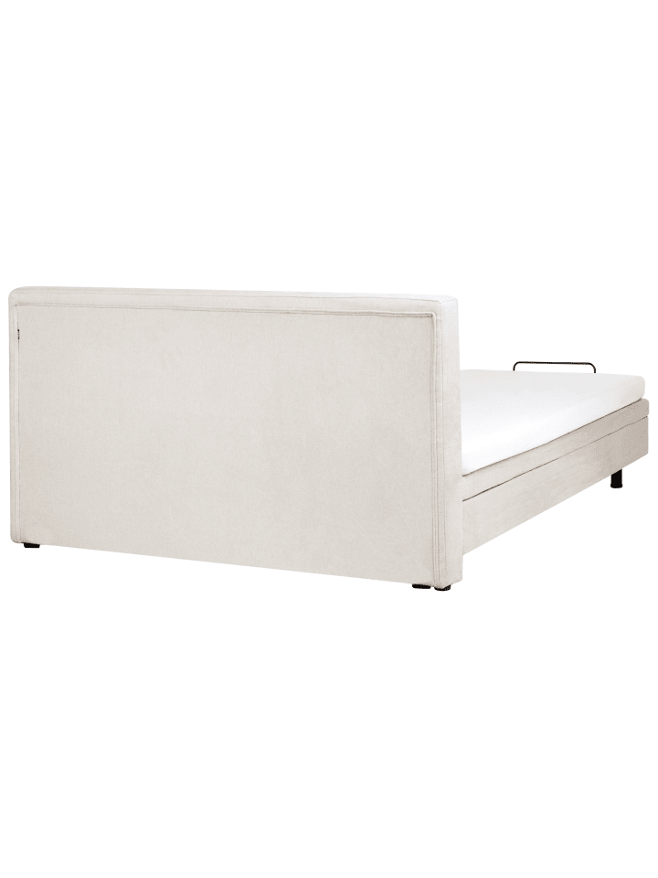 Beliani Doppelbett DUKE in Beige - (W) 181 x (H) 102 x (L) 216 cm günstig kaufen onesize