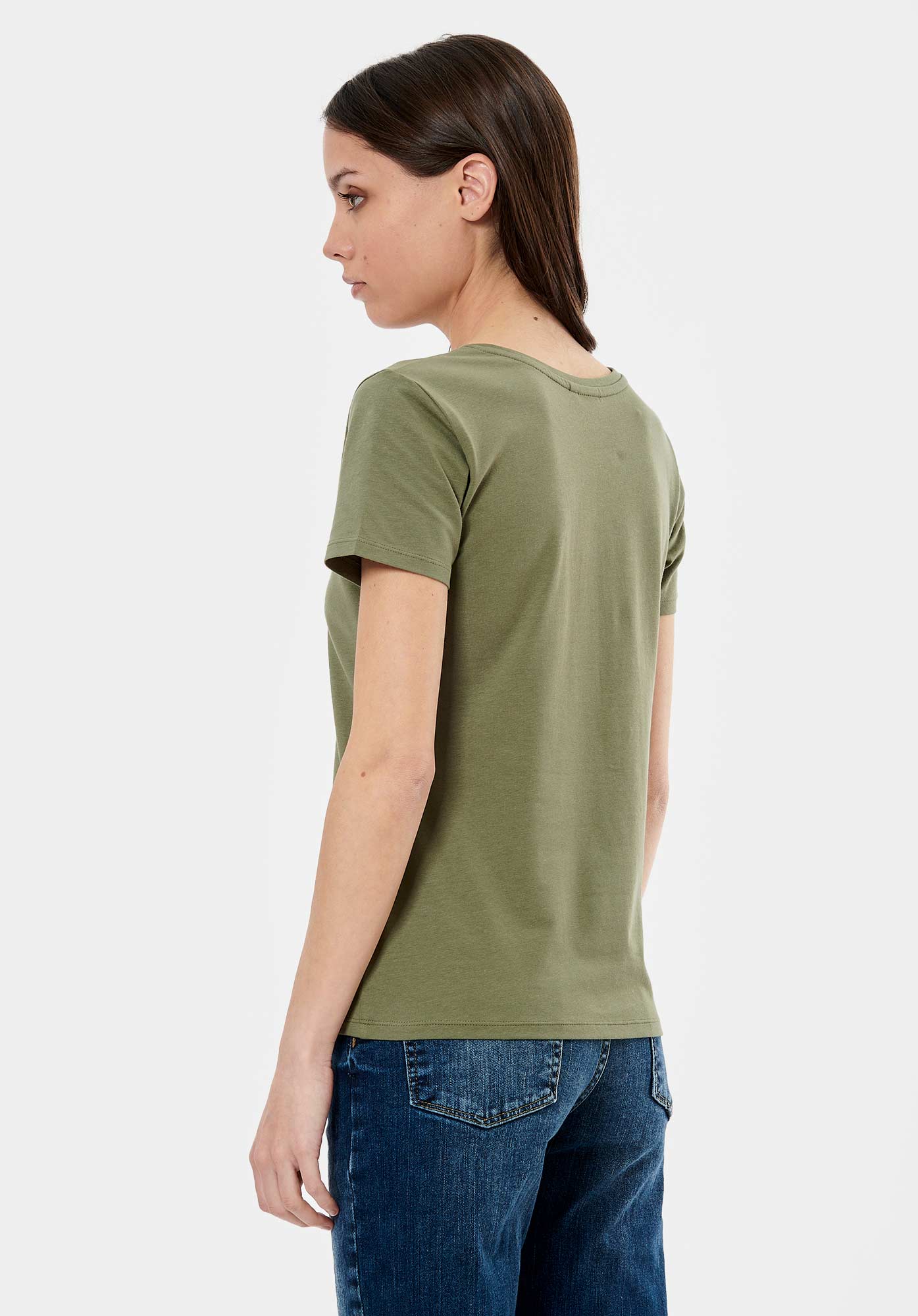 LORIE  T-shirt kaki Femme