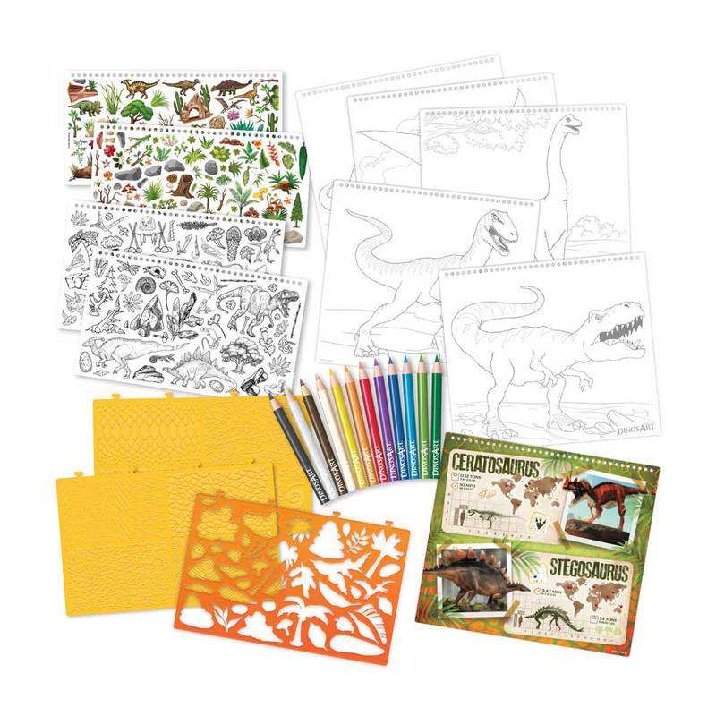 Carnet créatif Sketchbook DinosArt