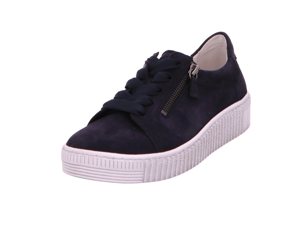 GABOR Freizeit Schnürer blau Gabor Fashion Sneaker low 43.334.16 blau
