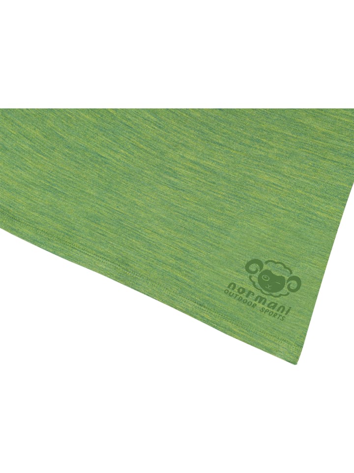Normani Outdoor Sports Kinder Merino Langarm Broome in Grün günstig kaufen