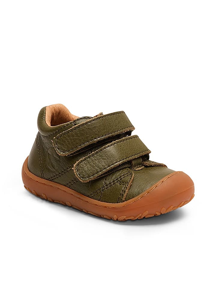 bisgaard Leder-Lauflernschuhe in Khaki günstig kaufen 21