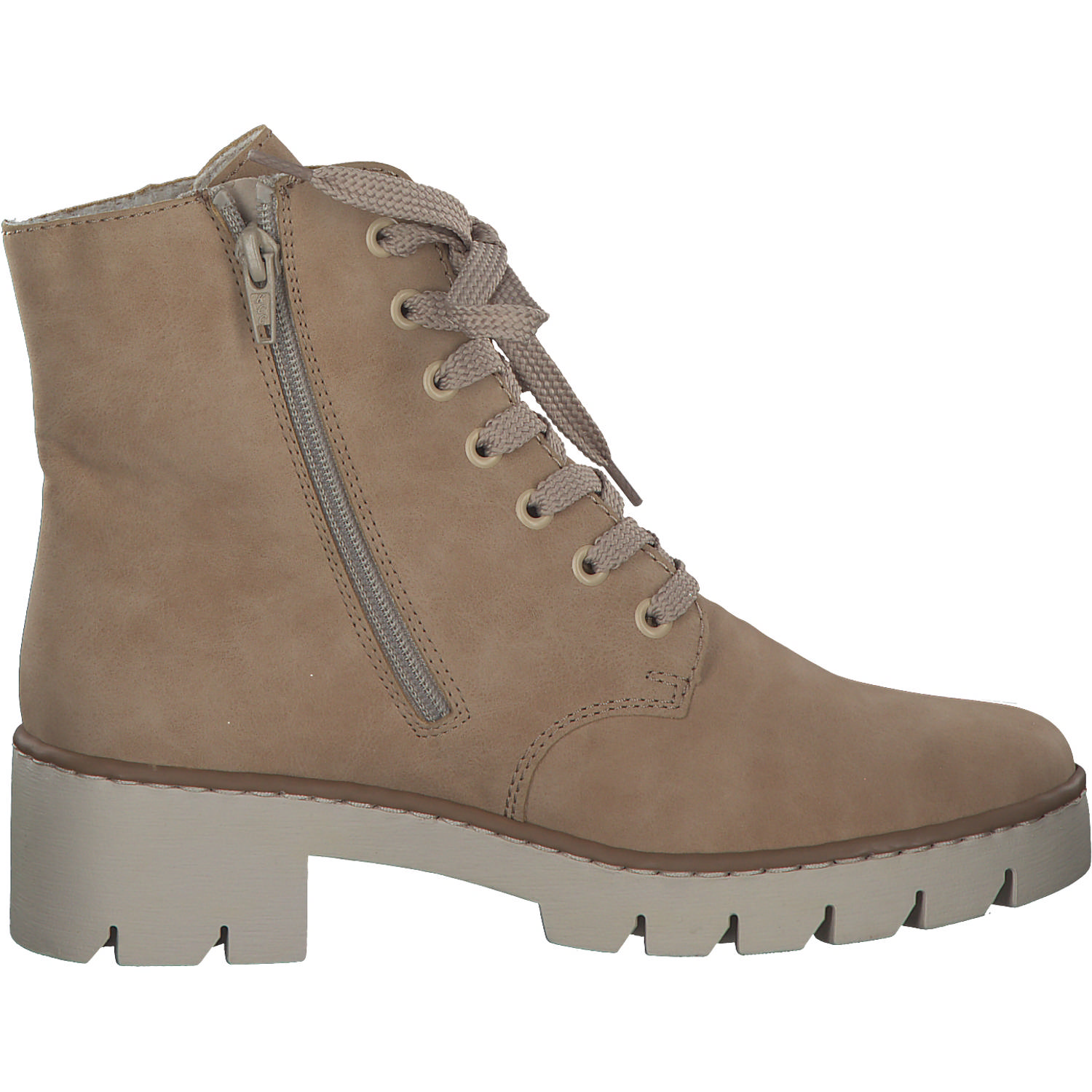 Rieker X5702, Stiefeletten, Damen, Beige (marble)