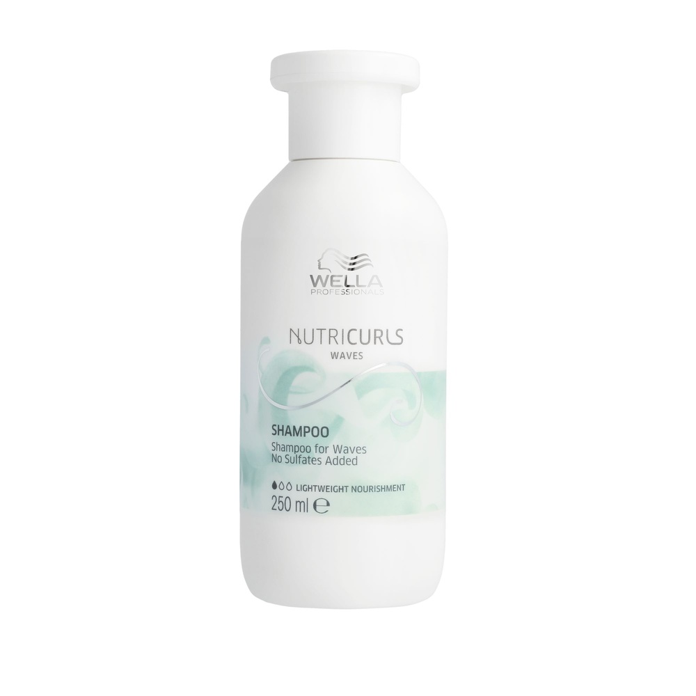 Wella Nutricurls Shampoing - sans sulfates ajoutés pour cheveux ondulés Shampoing