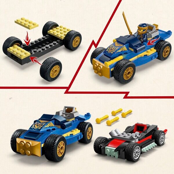 LEGO Ninjago 71840 Rogue Vs. Drix Racewagenduel