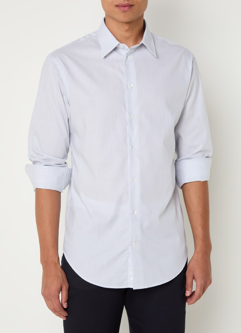 Emporio Armani Regular fit krekls ar svītru apdruku