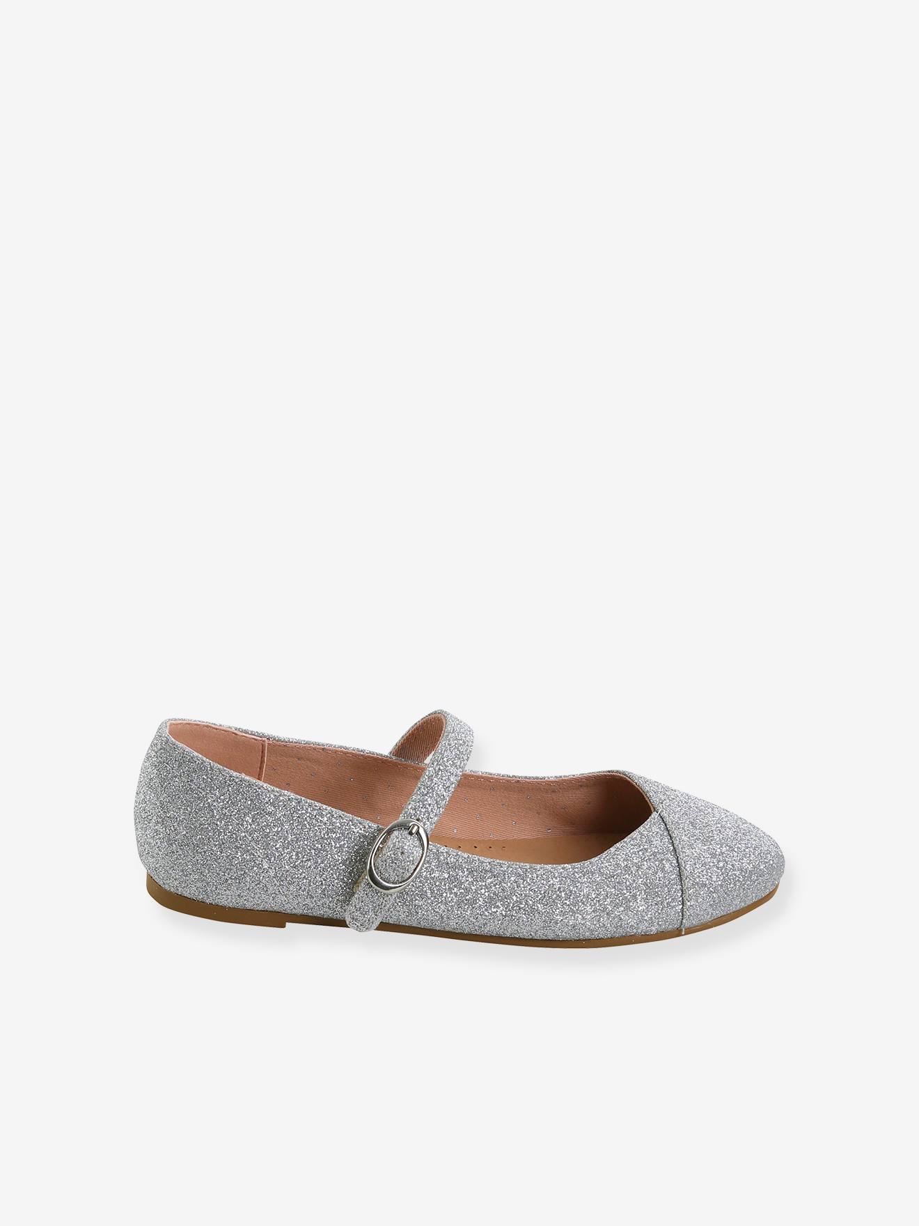 Vertbaudet Mädchen Ballerinas - silber