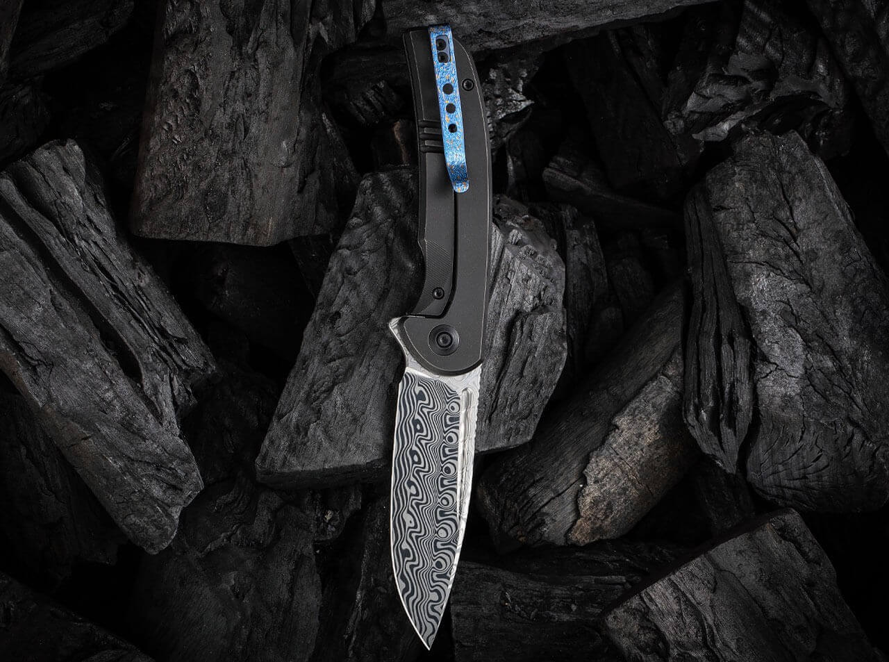 Beacon Damascus Titanium Black