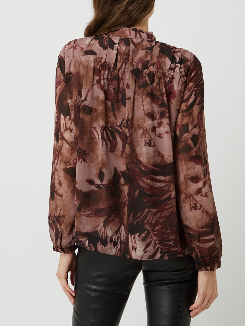 Blusenshirt mit Allover-Muster in altrosa