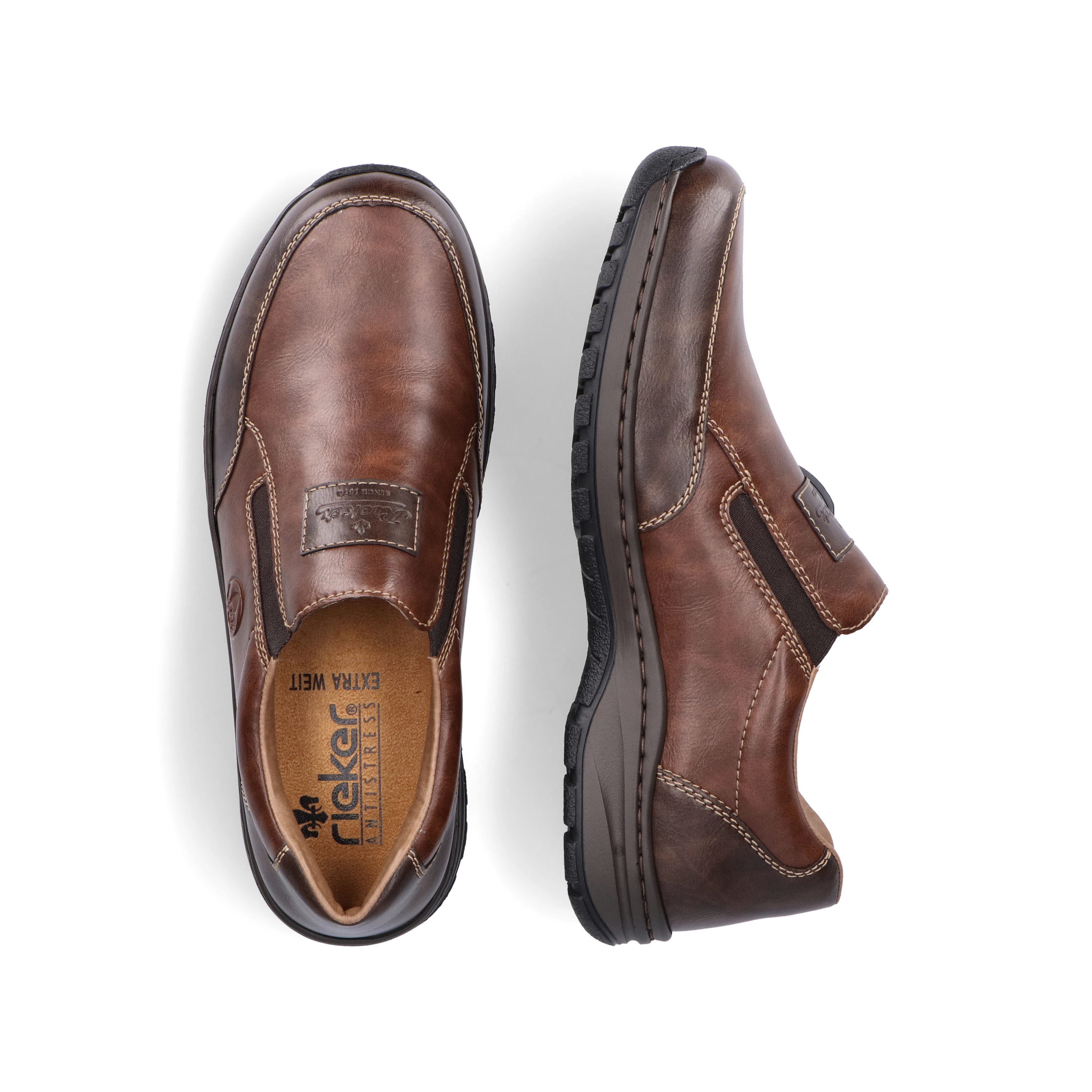 Rieker Herren Slipper nougatbraun