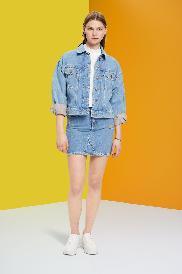 Denim-Jacke aus reiner Baumwolle