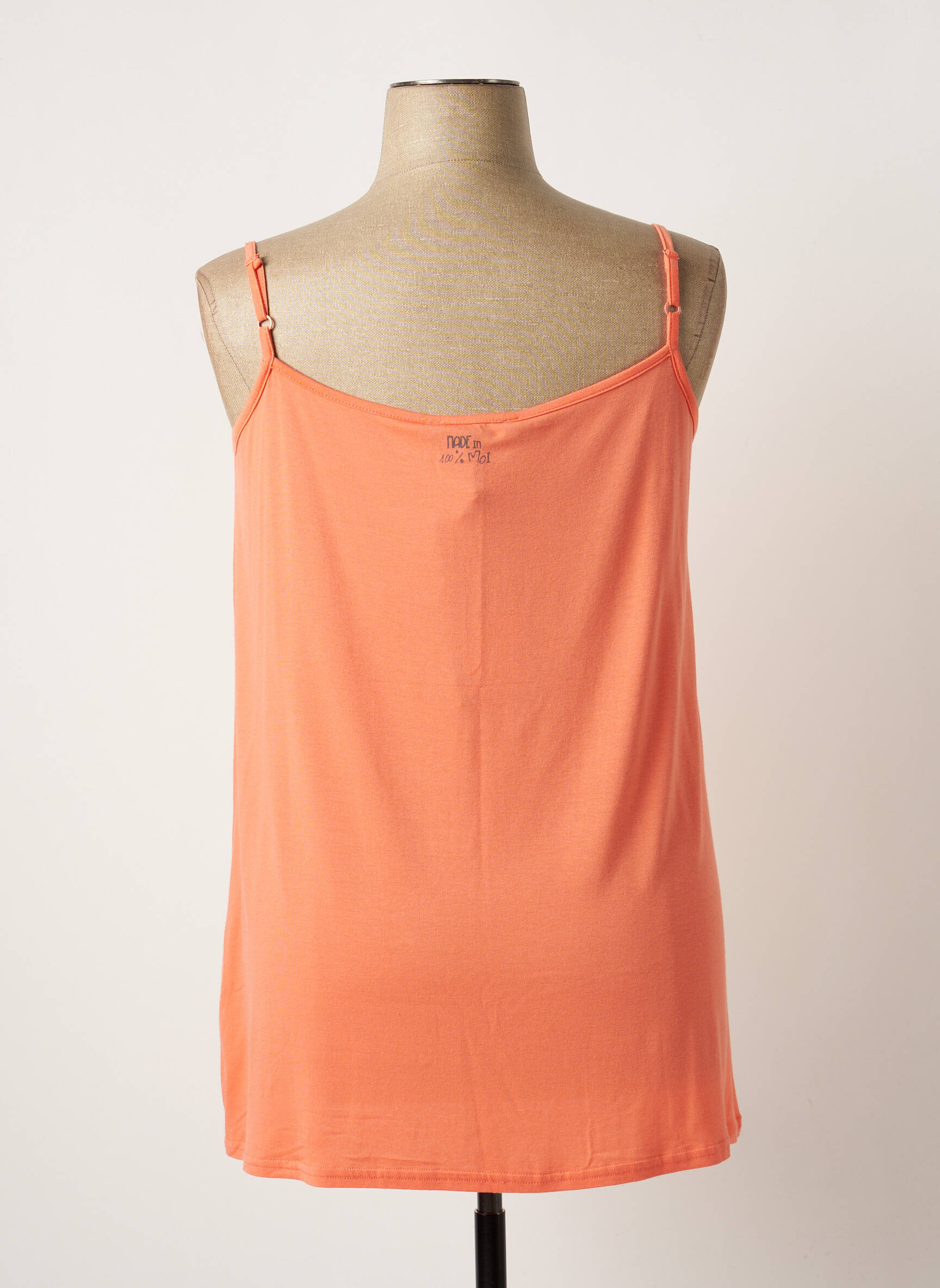 Mellem Tuniquemanchelongue Femme couleur orange
