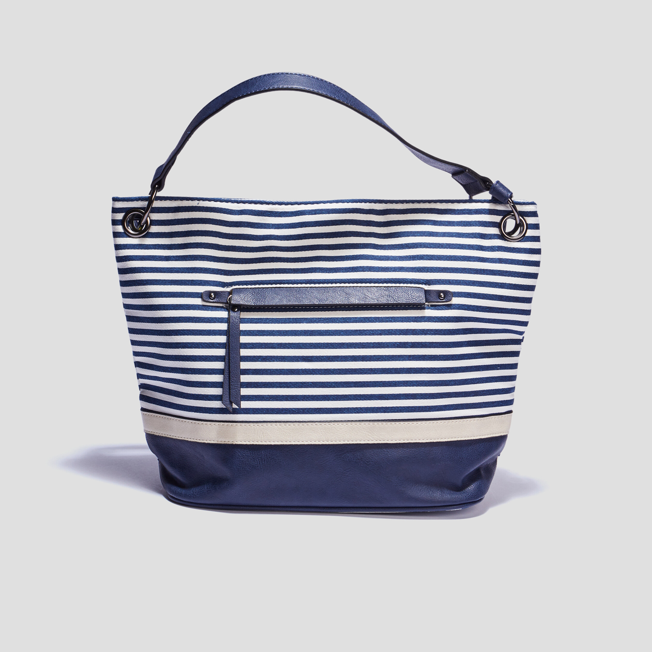 Sac cabas bleu foncé femme | La Halle