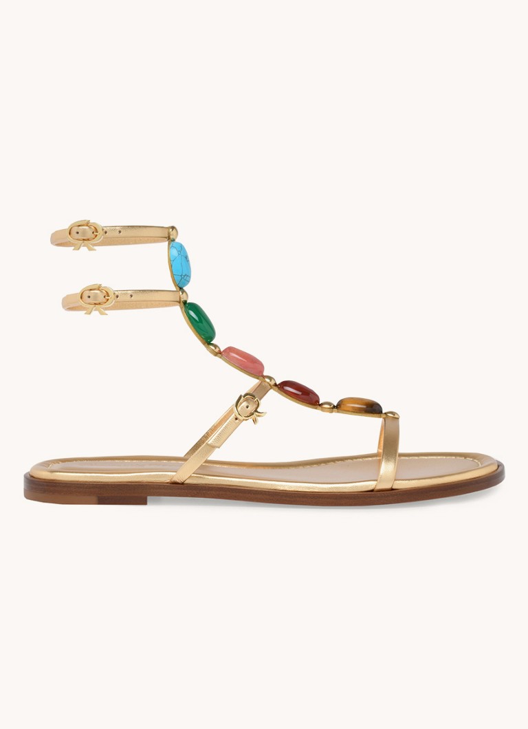 Sandale Gianvito Rossi Shanti 05 din piele de miel