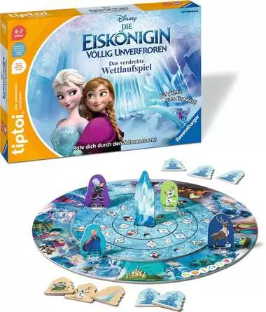 tiptoi® Disney Die Eiskönigin - Völlig unverfroren: Das verdrehte Wettlaufspiel - Lernspiel ab 4 Jahren